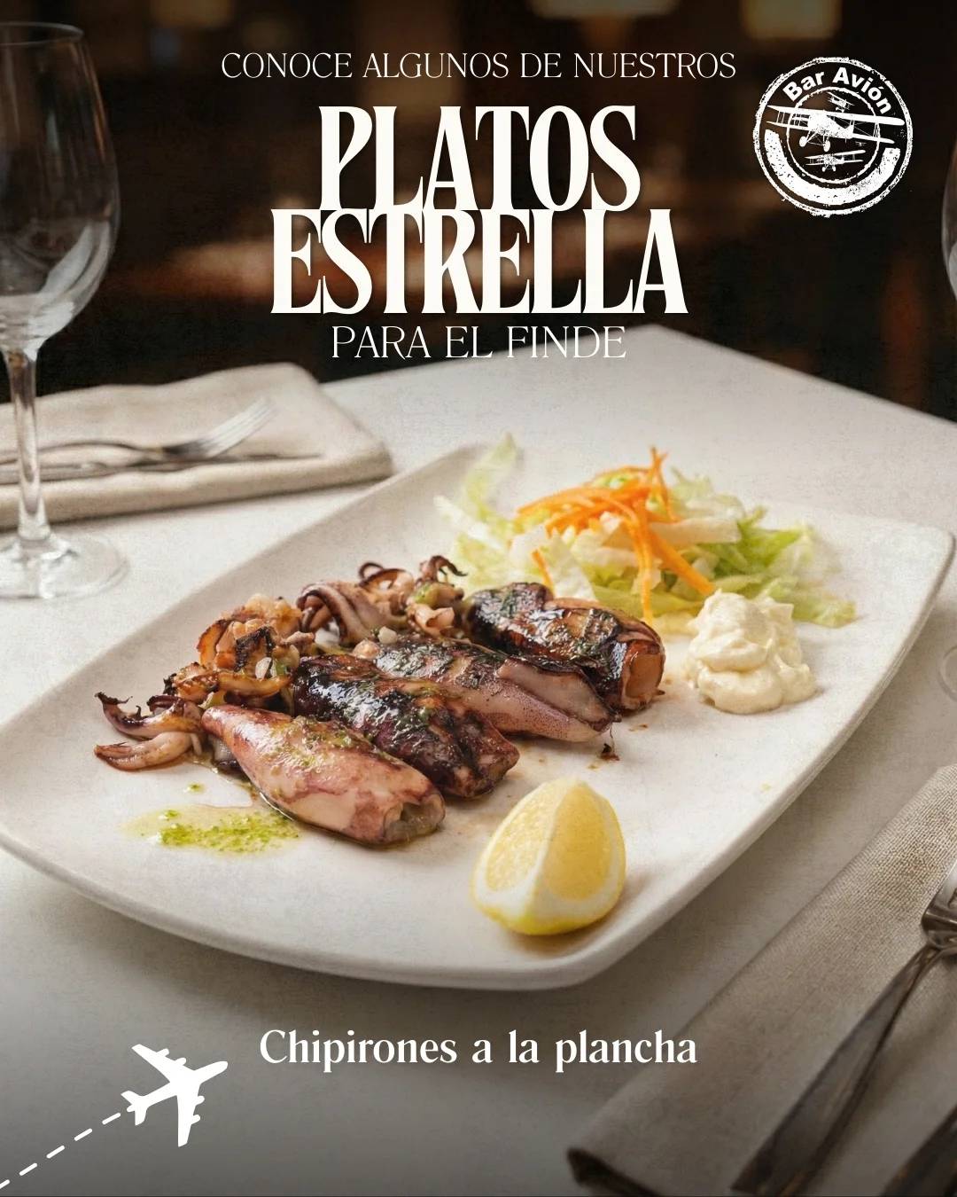 Chipirones a la plancha
